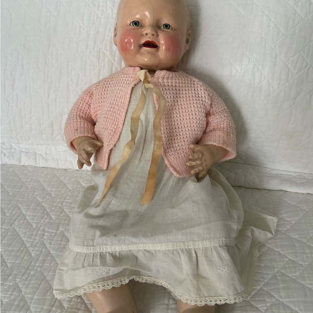 1929 Horseman Baby Dimples Vintage Baby Doll.
